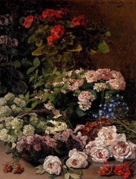 Claude Monet Werke - Frühling Blumen Claude Monet